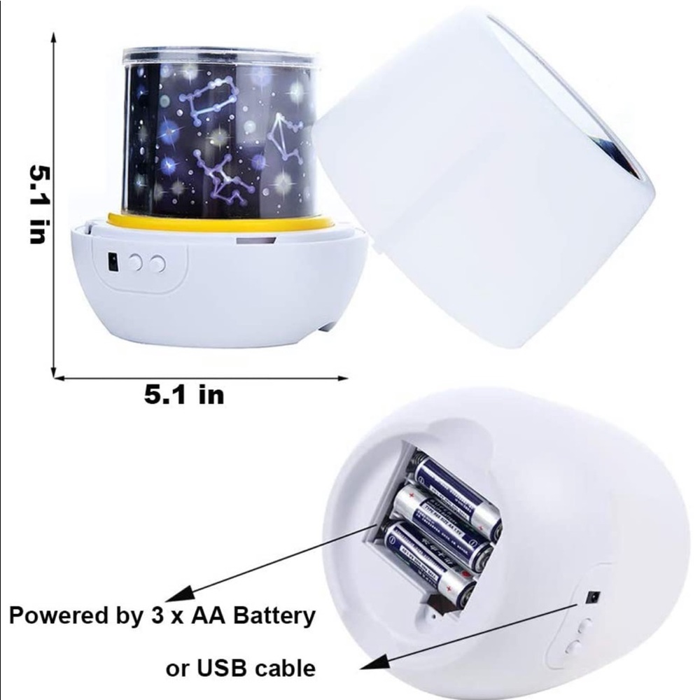 Kids Night Light Projector NEW - Picture 4 of 7